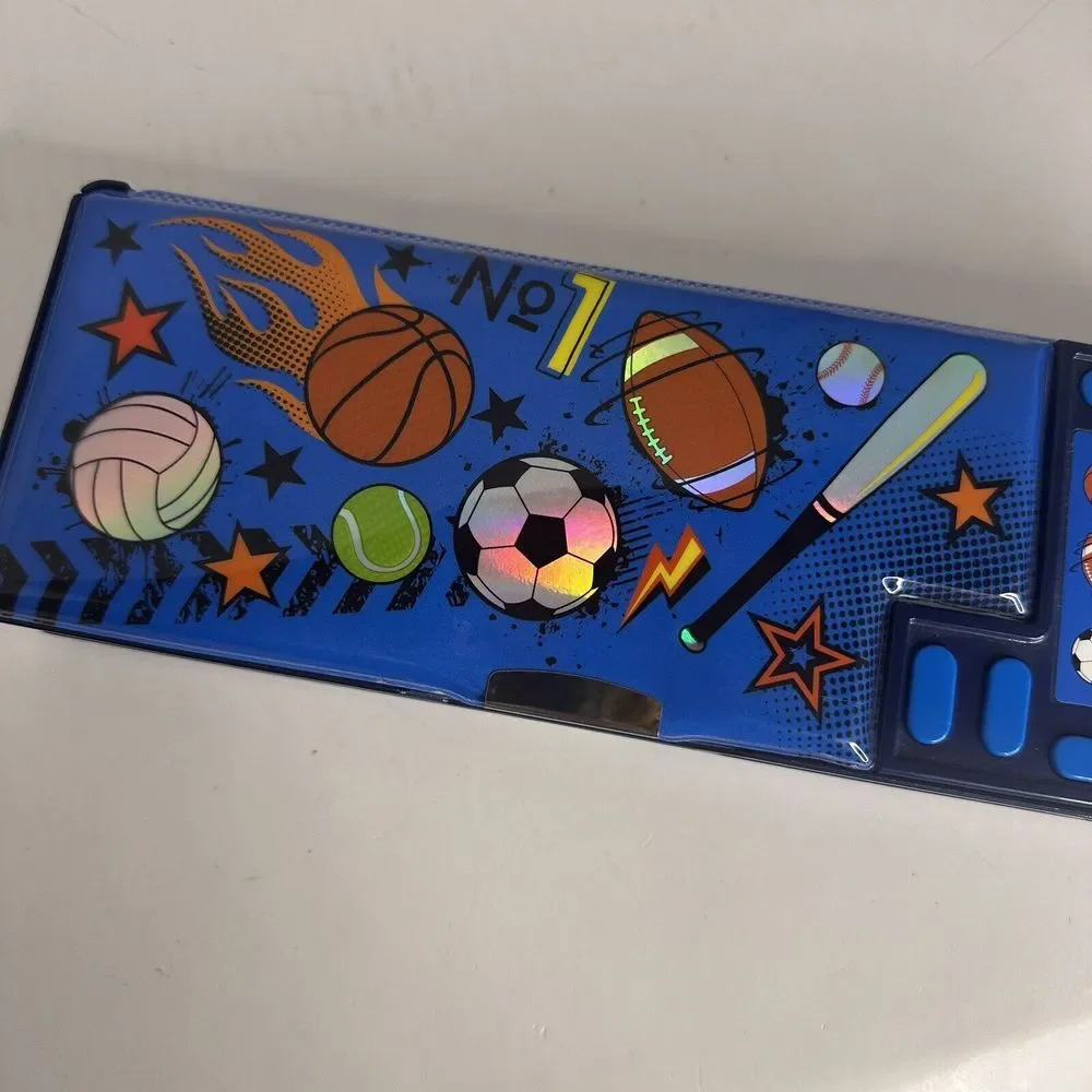 Hot Focus Dinosaur Multifunction Pencil Case Box w/ Calculator Sharpener‎ 10